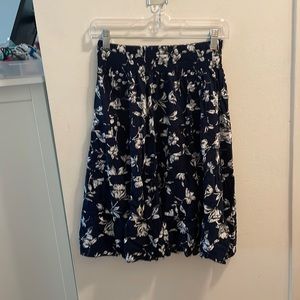 Floral Midi Skirt